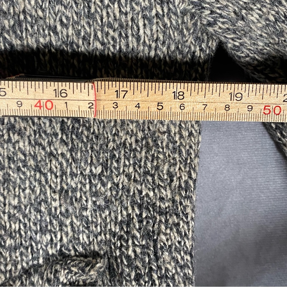 ROOTS Canada Hoodie Gray Knit‎ Wool Blend Sweater Women’s Size M Cabincore - Picture 2 of 7